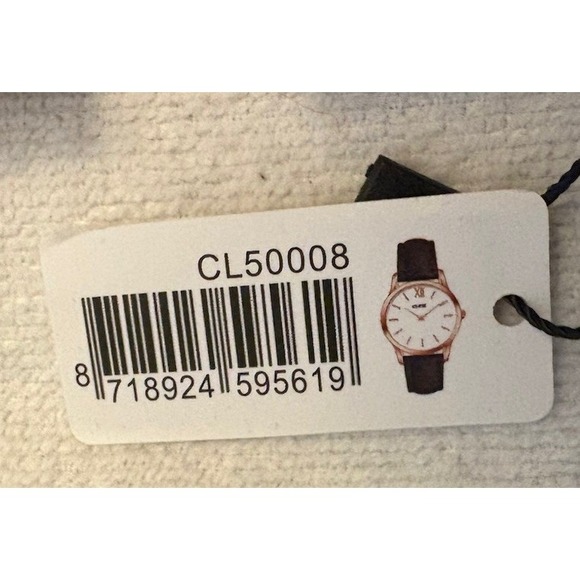 CLUSE‎ of Amsterdam Quartz Watch Leather Strap White Dial NWT Water Resistant main image 3